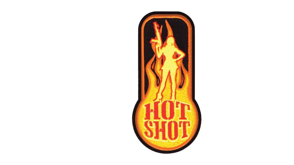 Rothco Hot Shot Morale Patch, Red, 72185-Red