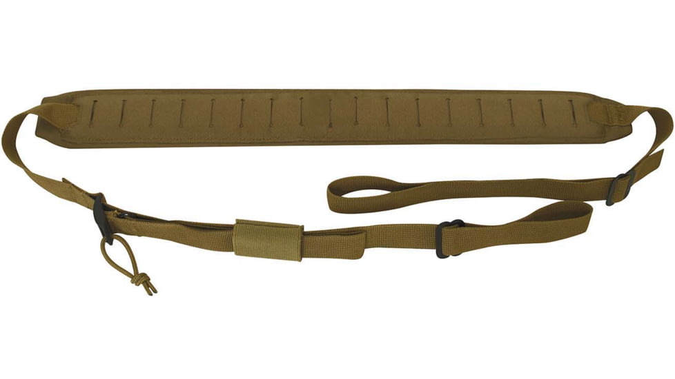 Rothco Laser Cut MOLLE 2-Point Padded Rifle Sling, Coyote Brown, 4696-CoyoteBrown