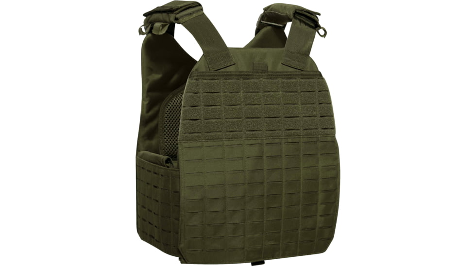 Rothco Laser Cut MOLLE Plate Carrier Vest, Olive Drab, Regular, 3701-OliveDrab-Regular