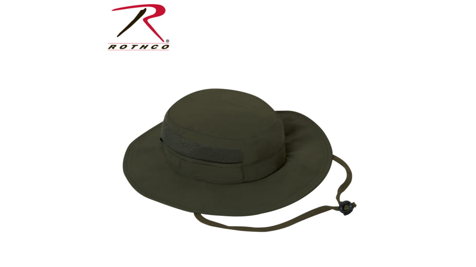 Rothco Lightweight Adjustable Mesh Boonie Hat, Olive Drab, 5573-OliveDrab