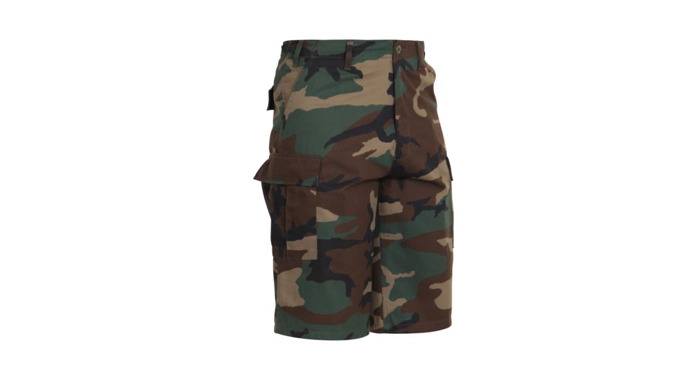 Rothco Long Length Camo BDU Short, Woodland Camo, XL, 7765-WoodlandCamo-XL