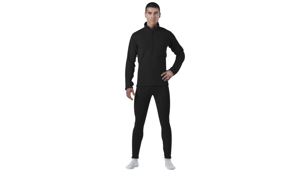 Rothco Gen III Level II Underwear Top, Black, XL, 69030-Black-XL