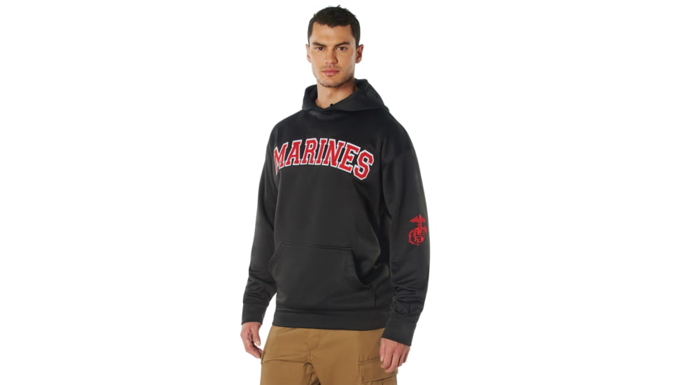 Rothco Military Embroidered Pullover Hoodies - Men's, 2XL, 2044-Marines-2XL