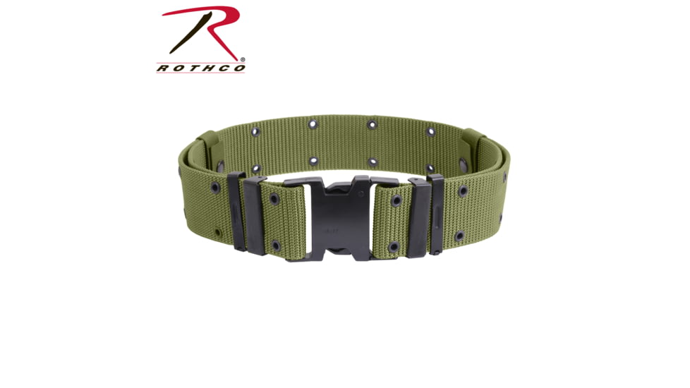 Rothco New Issue Marine Corps Style Quick Release Pistol Belts, Olive Drab, 2XL, 90260-OliveDrab-2XL