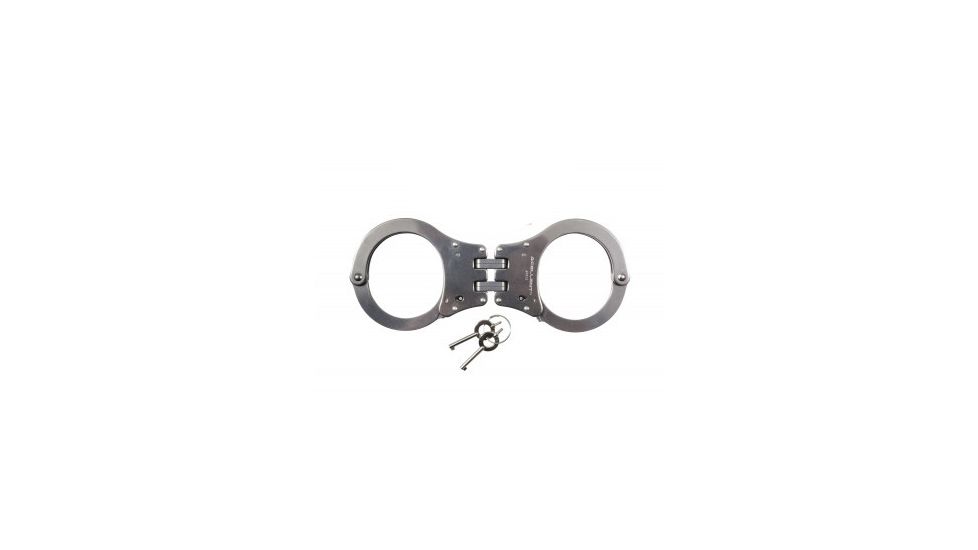 Rothco NIJ Approved Stainless Steel Hinged Handcuffs, 30095