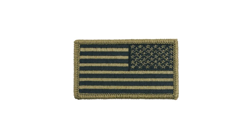 Rothco OCP American Flag Patch With Hook Back, 17790-Reverse