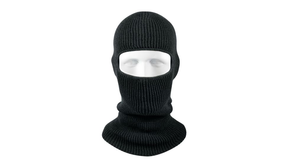 Rothco One-Hole Face Mask, Black, 5505-Black