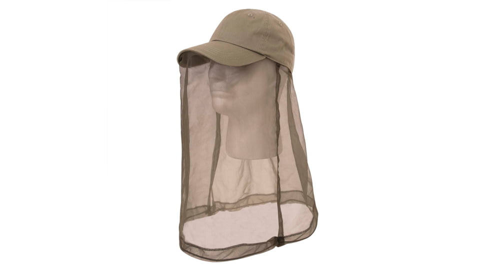 Rothco Operator Cap w/ Mosquito Net - Mens, Khaki, 3646-Khaki
