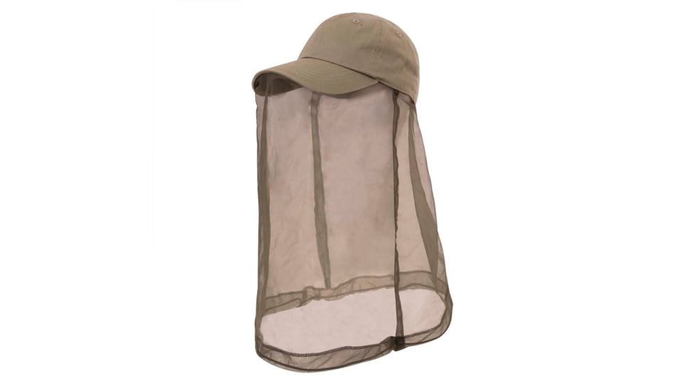 Rothco Operator Cap With Mosquito Net, Khaki, 3646-Khaki