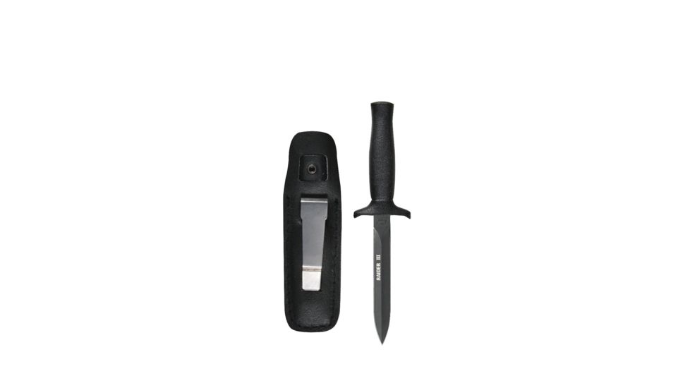 Rothco Raider III Boot Knife, Black, 3189-Black