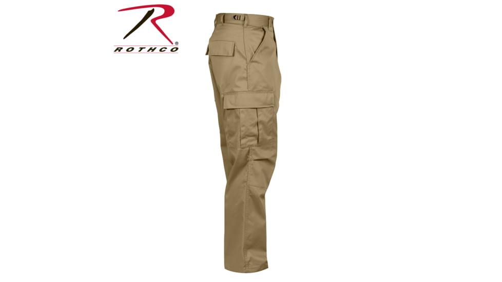 Rothco Relaxed Fit Zipper Fly BDU Pants, Coyote Brown, Extra Large, 2904-CoyoteBrown-XL