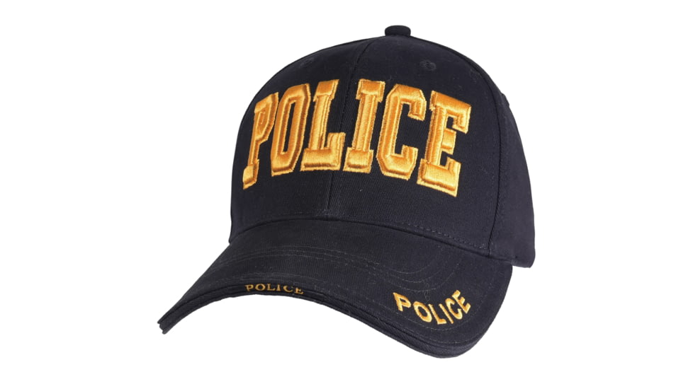 Rothco Deluxe Police Low Profile Cap, Navy, 94890-NavyBlueGold