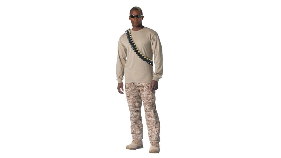 Rothco Shotgun Shell Bandolier, Black, 2978-Black