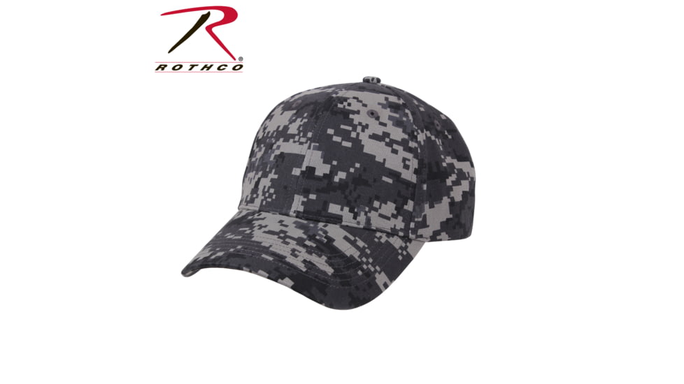 Rothco Supreme Camo Low Profile Cap, Woodland Digital Camo, One Size, 8184-WoodlandDigitalCamo-OneSize