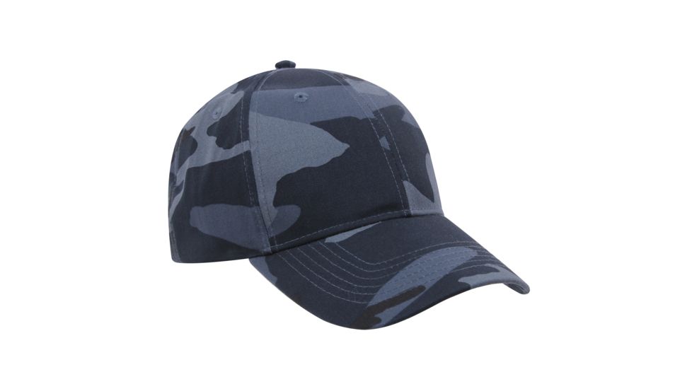 Rothco Supreme Camo Low Profile Cap, Midnight Blue Camo, 7960-MidnightBlueCamo