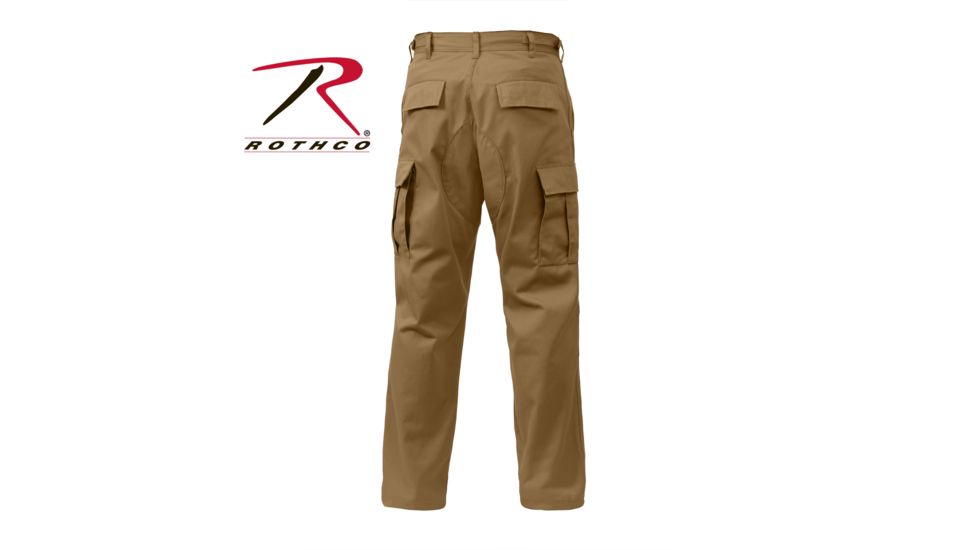 Rothco Tactical BDU Cargo Pants, Black, Medium, Short, 7971-Black-M-Short31-35Waist2612-2912Length