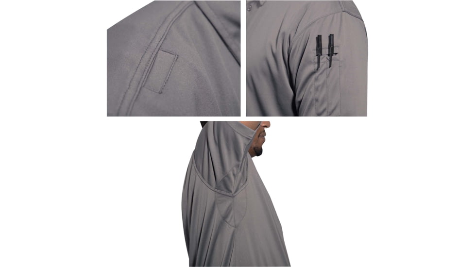 Rothco Tactical Performance Polo Shirt - Mens, Grey, Extra Large, 39130-Grey-XL