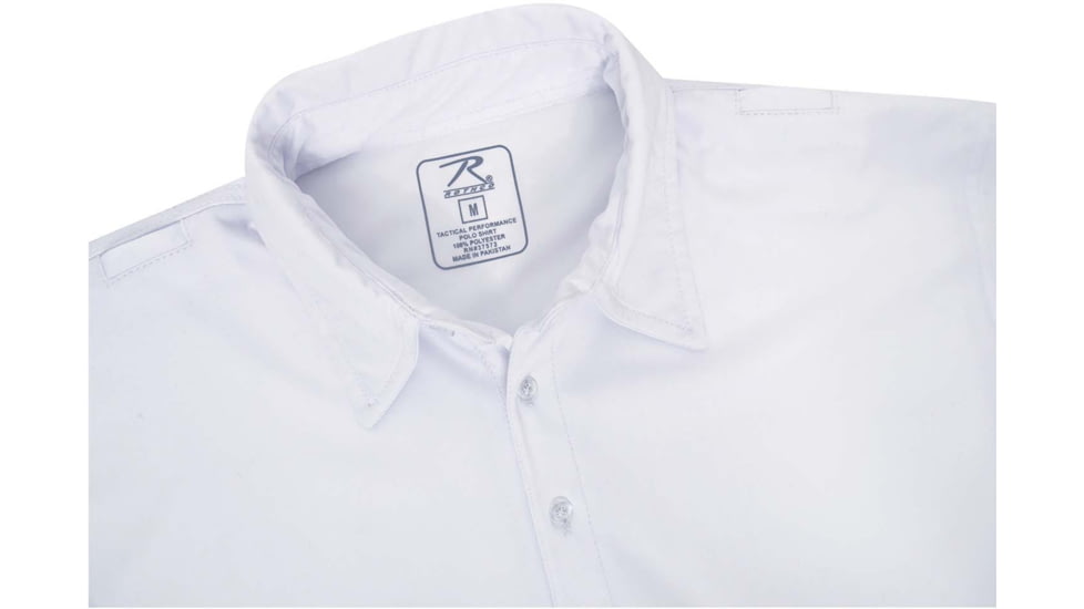 Rothco Tactical Performance Polo Shirt, White, XL, 5912-White-XL