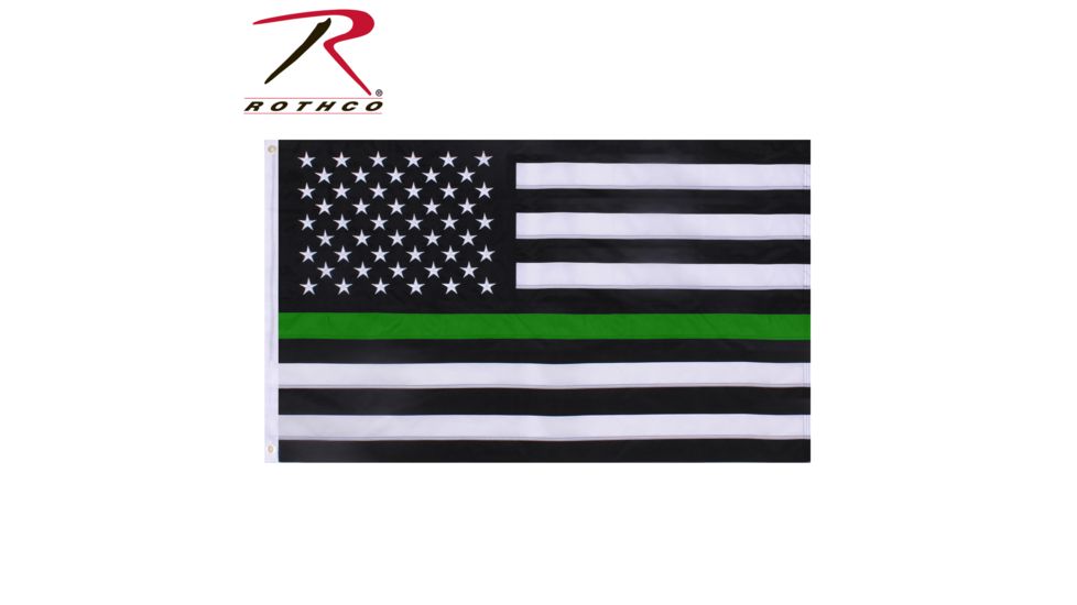 Rothco Thin Green Line Flag, 14457