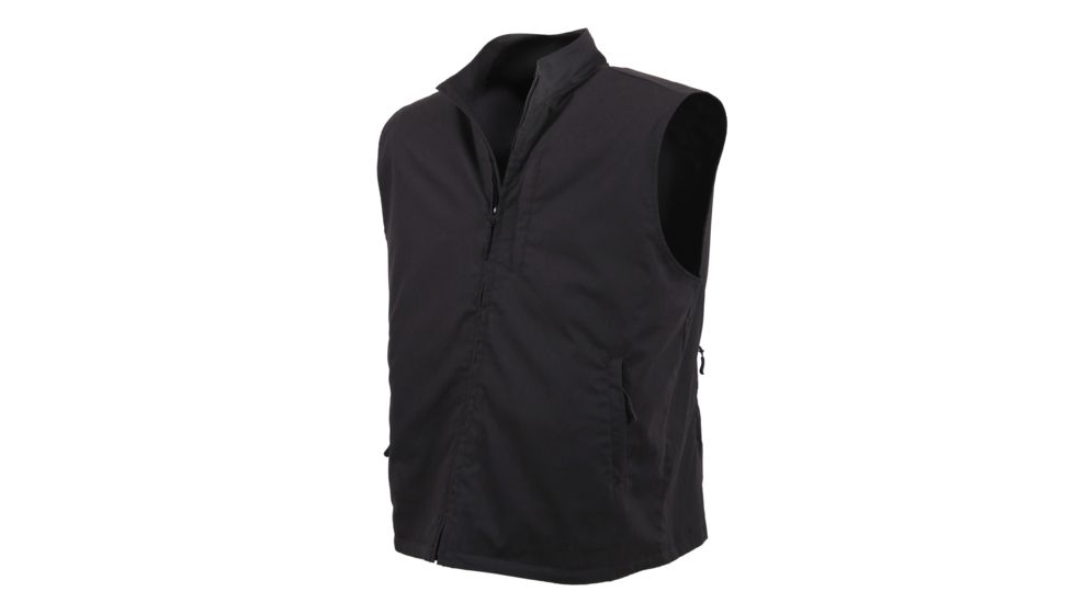 Rothco Undercover Travel Vest, Black, M, 75500-Black-M