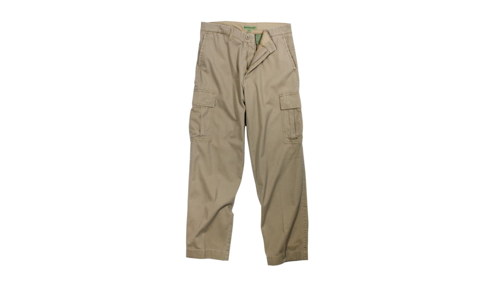 Rothco Vintage 6-Pocket Flat Front Fatigue Pants, Khaki, 44, 4873-Khaki-44