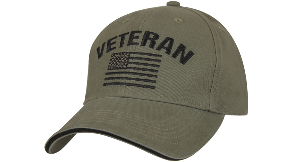 Rothco Vintage Veteran Low Pro Cap, Olive Drab, 3599