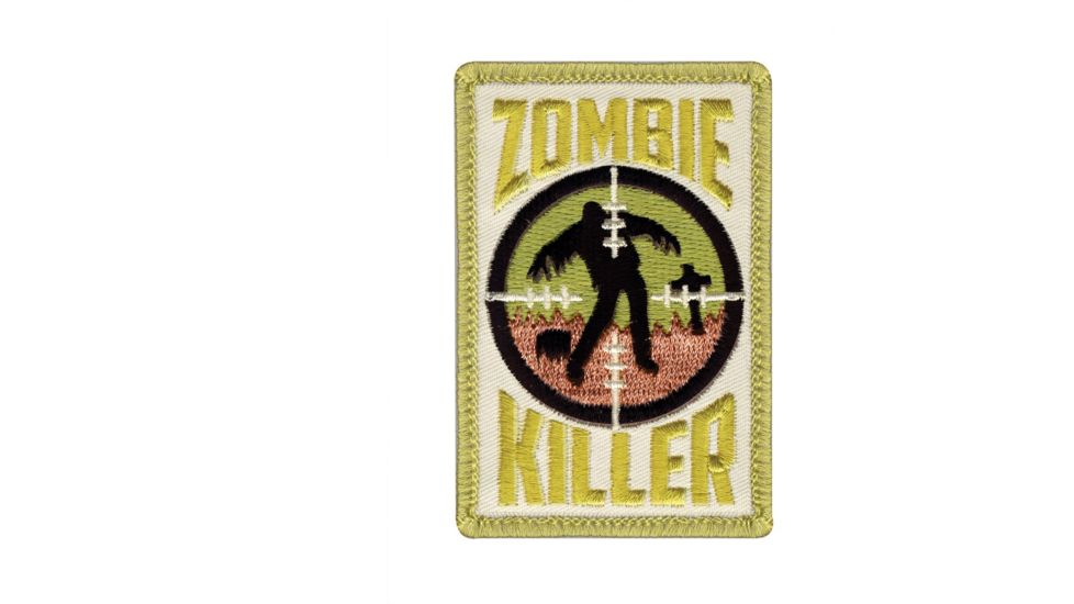 Rothco Zombie Killer Morale Patch, Red, 72184-Red