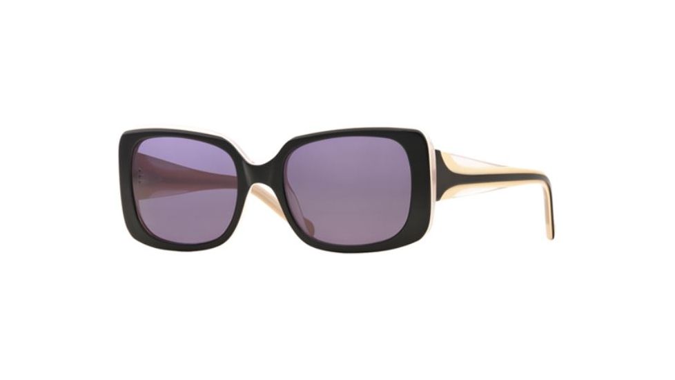 Rough Justice RJ Lover SERJ LOVE06 Progressive Prescription Sunglasses SERJ LOVE065635 BK - Frame Color Black Ivory, Lens Diameter 60 mm