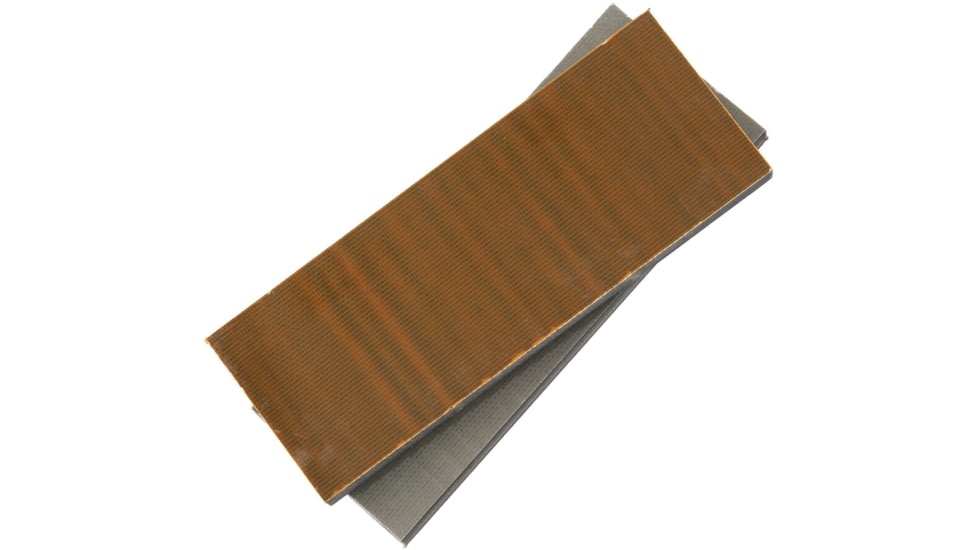 Rough Rider Custom Shop Scales, 4in X 1.5in X .25in, Black/Brown G10, Contains Two Slabs, Item Shown Has Been Ground To Show Layers, #25/RR1649