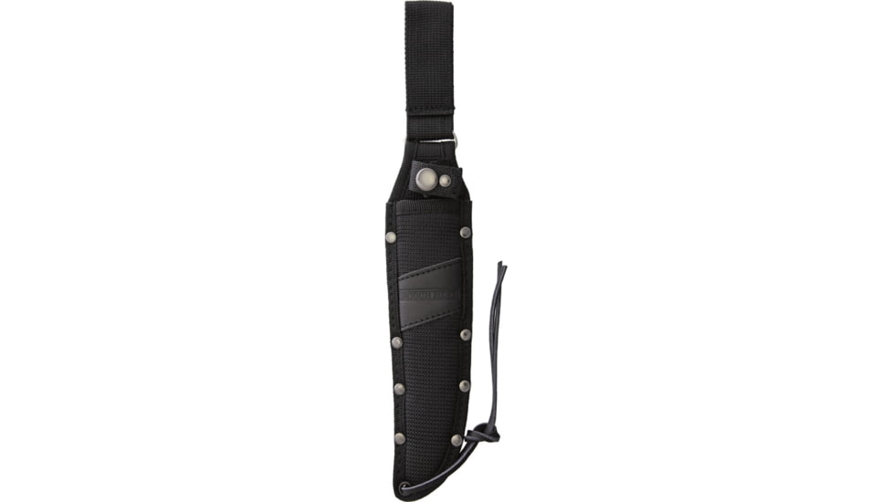 Rough Rider Fillet Fixed Blade Knife, 11.75in Overall, 7in Satin Partially Serrated SS Fillet Blade, Neon Green G10 Handle, Nickel Silver Bolster, Black Nylon Belt Sheath, BZ010951