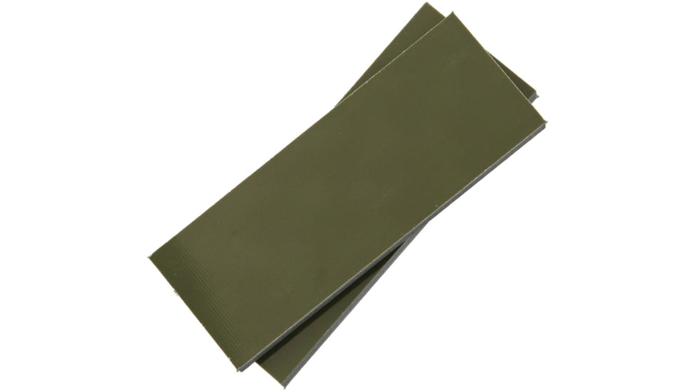 Rough Rider G10 Handle SlABS OD Green, 4in X 1.5in X 0.25in, G10 Handle, Contains Two Slabs, OD Green, #2/RR1645