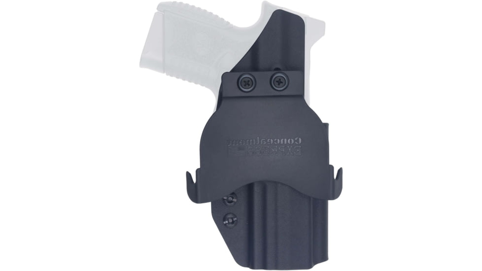 Rounded by Concealment Express OWB Paddle Holster FN 509 CC Edge, Left Hand, Black, FNS-FN509-BK-LH-OWDL-RMR