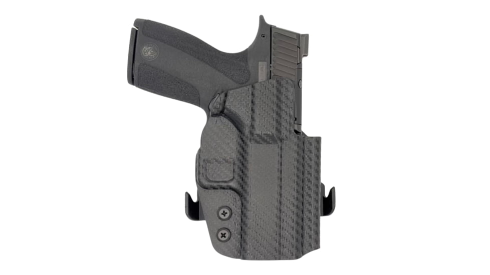 Rounded Smith &amp; Wesson M&amp;P Shield X Paddle Holster Optic Ready, SWN-SHIELDX-CF-LH-OWBPDL