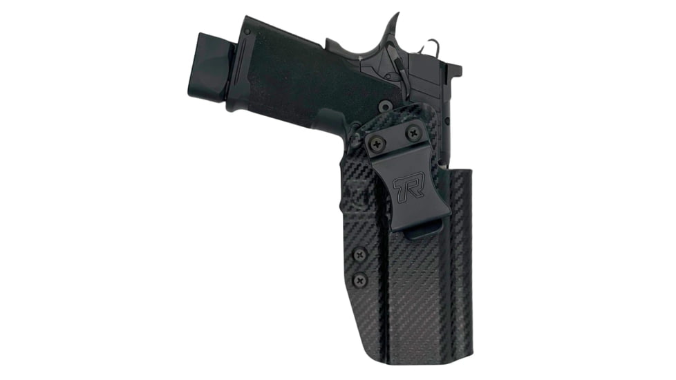 Rounded Springfield 1911 Ds Prodigy 4.25In Iwb Holster Optic Ready, SFA-PRDGY425-BK-LH-VAR-RMR