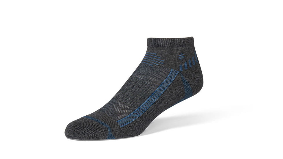 Royal Robbins Bug Barrier Quarter Sock, Asphalt, XL, Y719010-568-XL