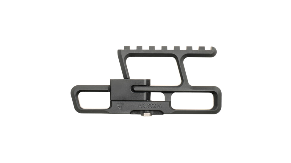 RS Regulate Rear Biased Lower, Modular Side Mount, Fits AKM Type Rifles, Matte Finish, Black, Not Compatible with Folding Stocks