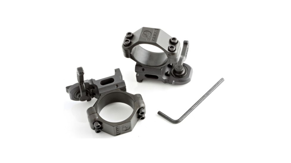 A.R.M.S., Inc. 30mm Medium Height Rings, Black, 30mm Med, ARMS22MED, EDEMO1