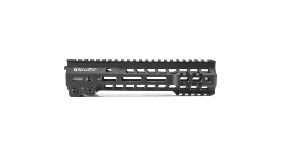 Geissele MLOK MK13 9.5 Inch Super Modular Rail, Includes Gas Block, Black, 9.5 Inch, GEI05-577B