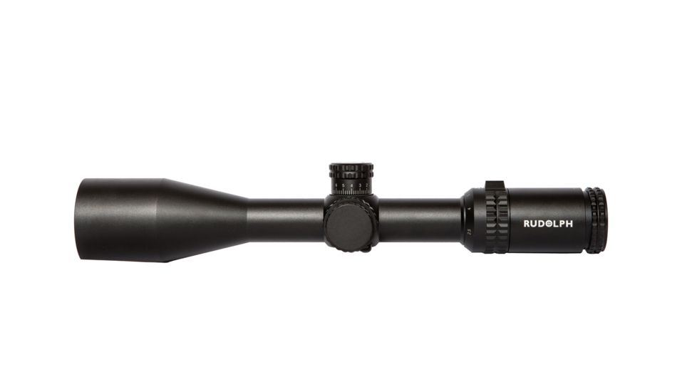 Rudolph Optics Varmint V1 Rifle Scope, 2.5-15x50mm, 30mm Tube, Illuminated D2 Reticle, Black V1-251550-D2