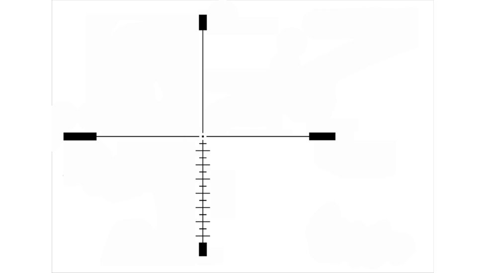 Rudolph Optics Varmint V1 Rifle Scope, 5-25x50mm, 30mm Tube, Illuminated T3 Reticle, Black, V1-052550-T3