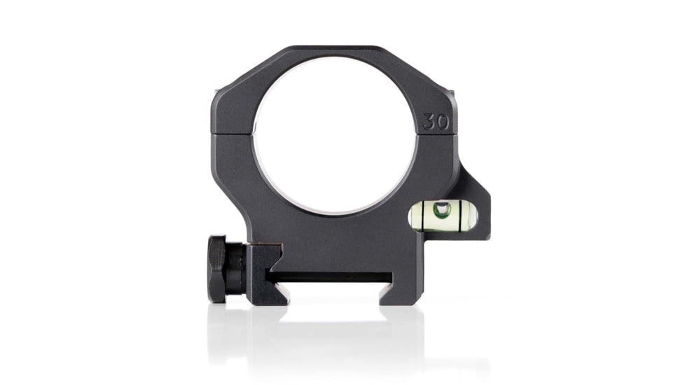 Ruffs Precision Manufacturing Precision Co-Linear Bubble Level 30mm Riflescope Ring, High - 1.25, Set of 2, Black, CLR-30125