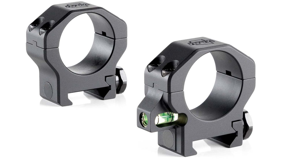 Ruffs Precision Manufacturing Precision Co-Linear Bubble Level 30mm Riflescope Ring, Low - .885, Set of 2, Black, CLR-30885