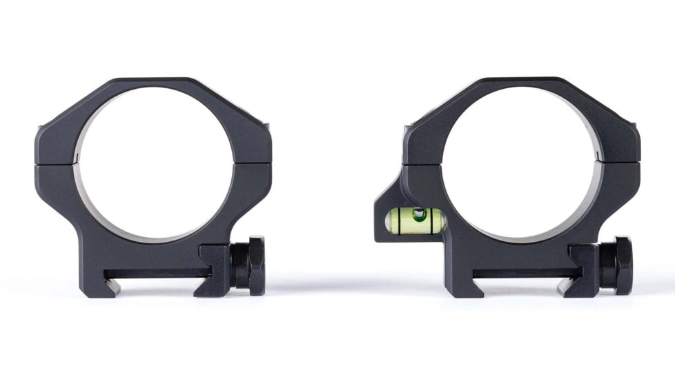 Ruffs Precision Manufacturing Precision Co-Linear Bubble Level 34mm Riflescope Ring, Medium - 1, Set of 2, Black, CLR-34100