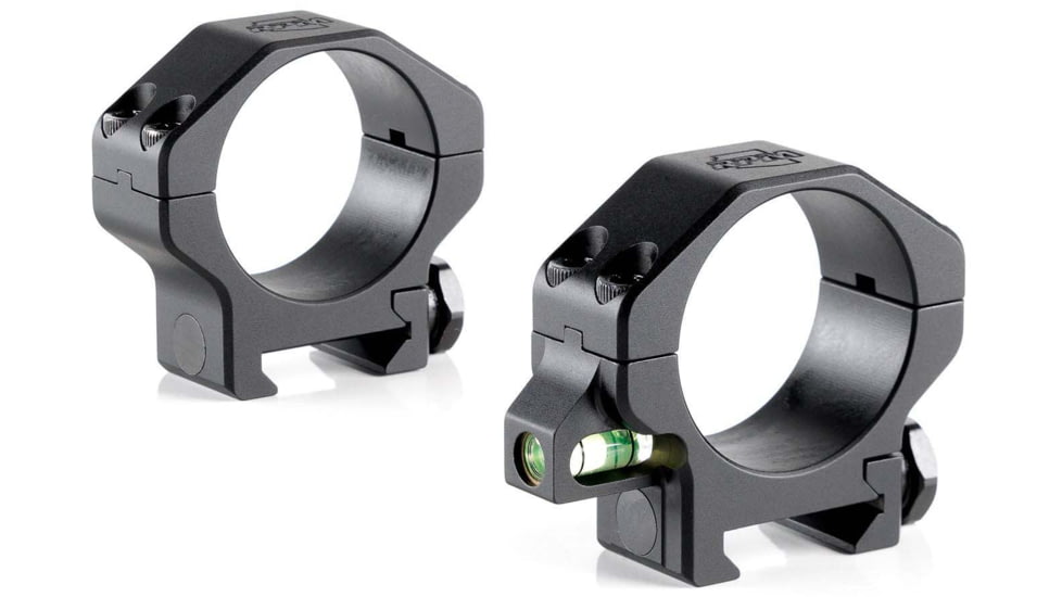 Ruffs Precision Manufacturing Precision Co-Linear Bubble Level 34mm Riflescope Ring, Low - .885, Set of 2, Black, CLR-34885