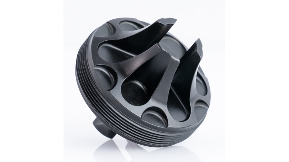 Rugged Suppressors Flash Hider Rifle Front Cap, 7.62mm, .5in Extended Past, Black Steel, FC006