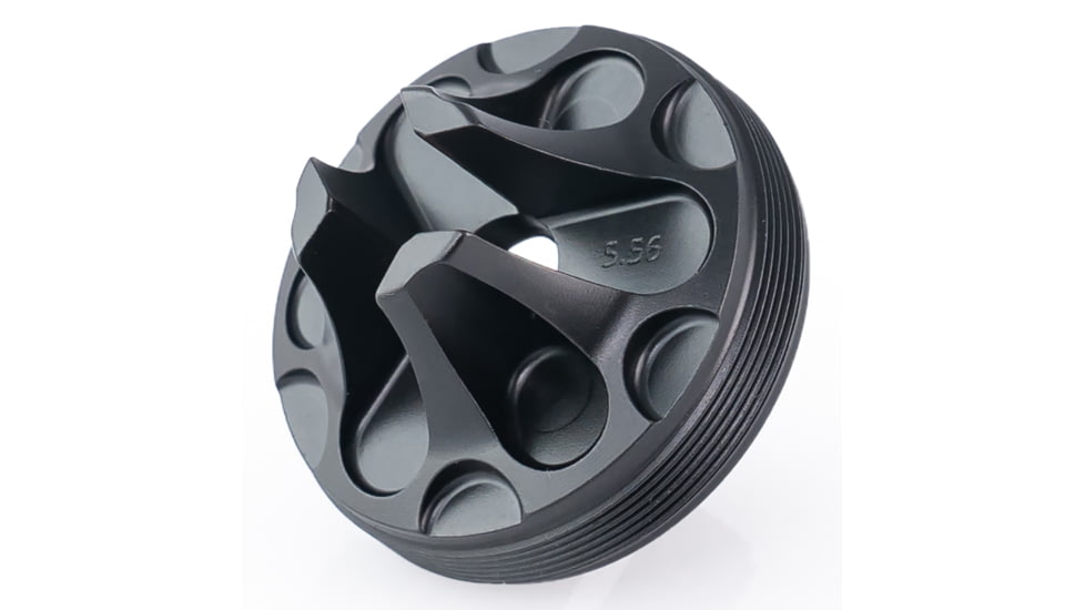 Rugged Suppressors Flash Hider Rifle Front Cap, 5.56mm, .5in Extended Past, Black Steel, FC007