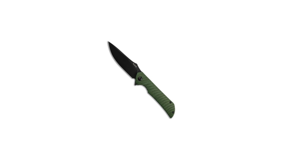 Ruike Ruike P123 Liner Lock Knife Green Sculpted Micarta 3.75" Black, Green, 14C28N, adult, BHQ-208360