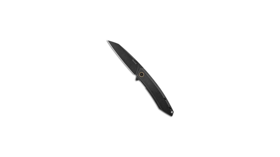 Ruike RUIKE P831S-SB Frame Lock Knife Black SW 3Cr14N 3.35" Black SW, Black, Sandvik 14C28N, adult, BHQ-193607