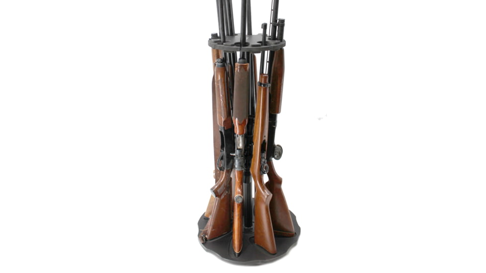 Rush Creek Creations 8 Gun Spinning Rack, Black, 38-5065