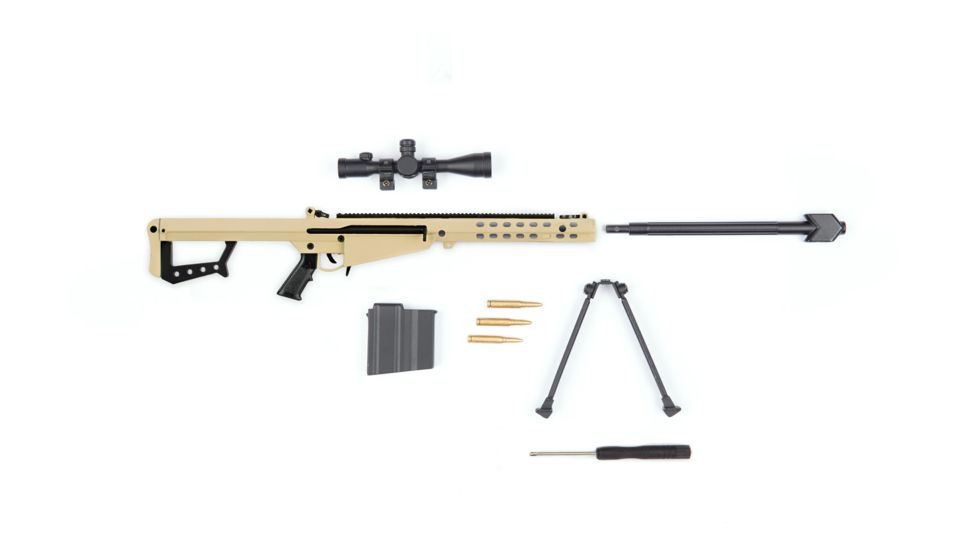 RW Minis .50 Cal Rifle, Replica 1/3 scale, non-firing model, Tan, RWFDE50